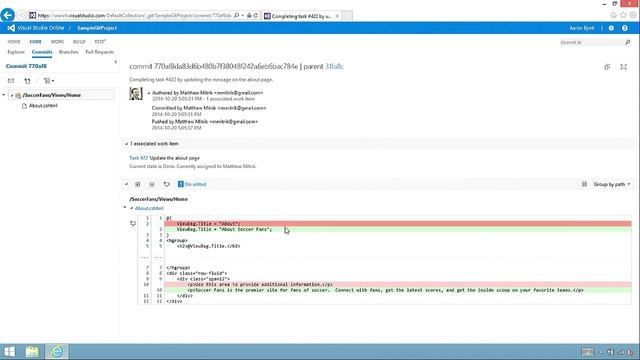 Visual Studio vNext & Azure Version Control With Git In Visual Studio Online смотреть онлайн