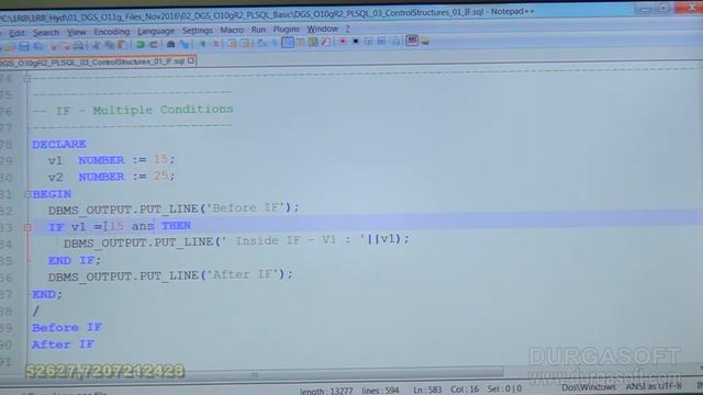 Oracle Tutorial || PL/SQL|| ControlStructures Part-3 by basha смотреть онлайн