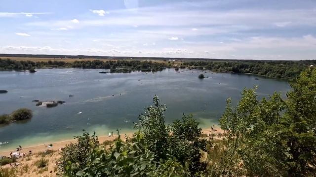 Борницкий карьер, СПБ, Гатчина. Сап-борд, подводные виды. смотреть онлайн