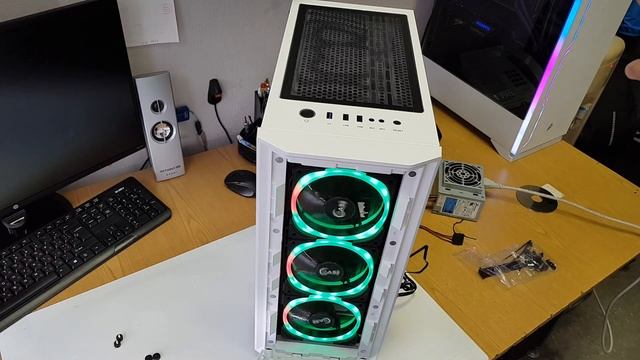 Обзор корпуса с АЭРГЭБЭ от PowerCase ALISIO MESH M3 WHITE ARGB смотреть онлайн