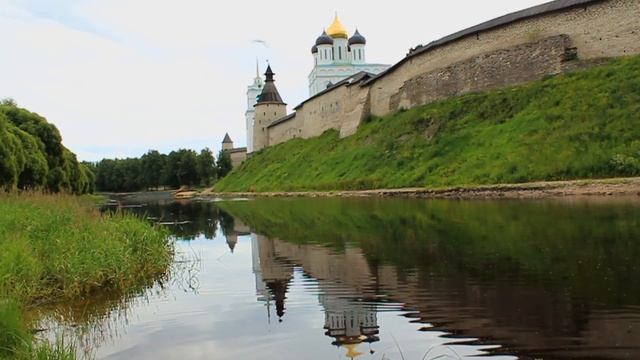 Псков. Псковский Кремль. Прогулка по городу смотреть онлайн