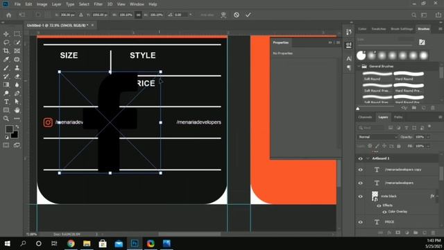 Hangtag Design Tutorial | Clothing Label Design | Photoshop Tutorial смотреть онлайн