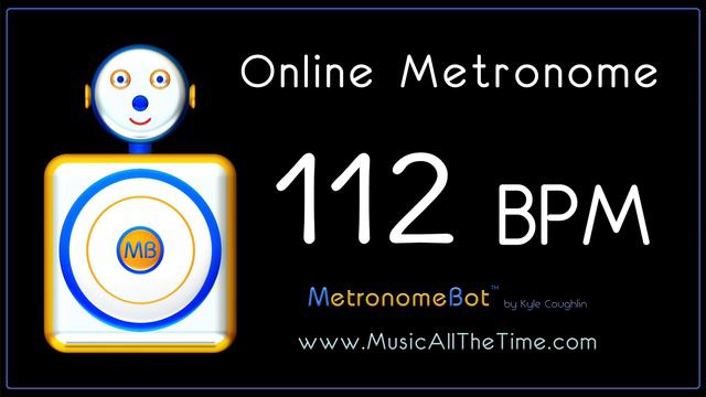 Online Metronome at 112 BPM MetronomeBot смотреть онлайн