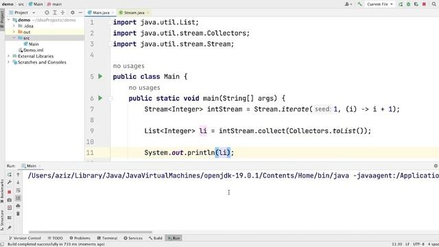 How to Create a Stream from a UnaryOperator and a Seed in Java | Streams смотреть онлайн