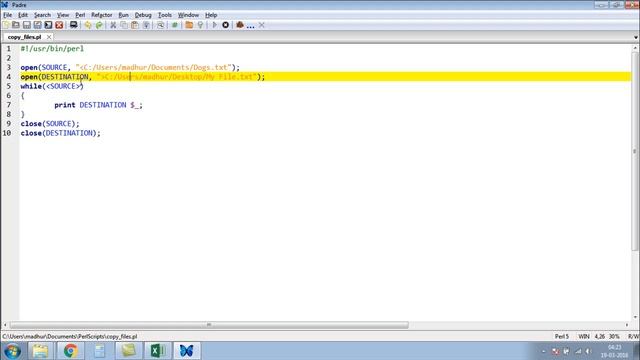Perl Tutorial - 54: Copying Files смотреть онлайн