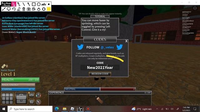 FUTURE CODES!! | *NEW*ROBLOX WORLD OF MAGIC CODES 2023! смотреть онлайн