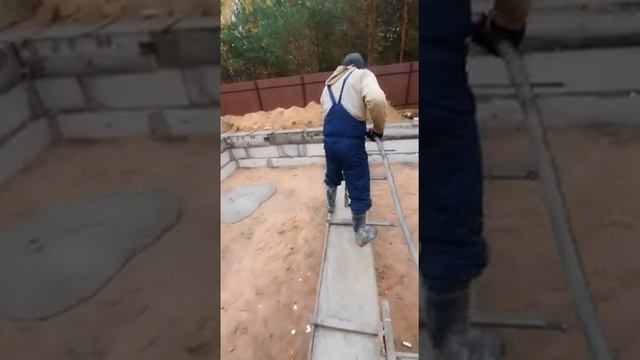 Вибрируем бетон, монолитный пояс смотреть онлайн