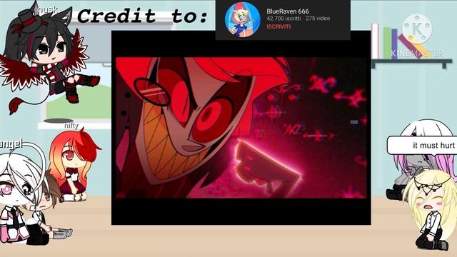 Hazbin hotel reacts to some alastor’s theory// credit in the vid смотреть онлайн