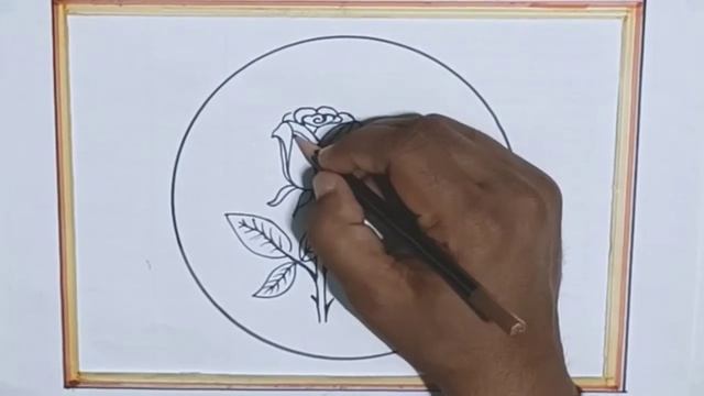 How to Draw a Rose Step by Step | Rose Drawing ?| Flower Drawing |valentine day drawing.... смотреть онлайн