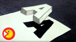 Буква А - Как ее нарисовать в 3D