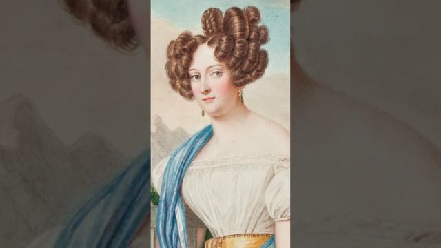 Дамские причёски XIX столетия #shorts смотреть онлайн