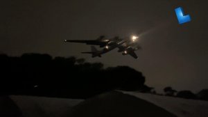 Российские стратеги Ту-95 МС впервые приземлились в Китае