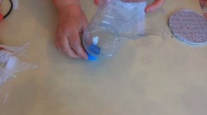 Цветы из мусорных пакетов за 2 мин.