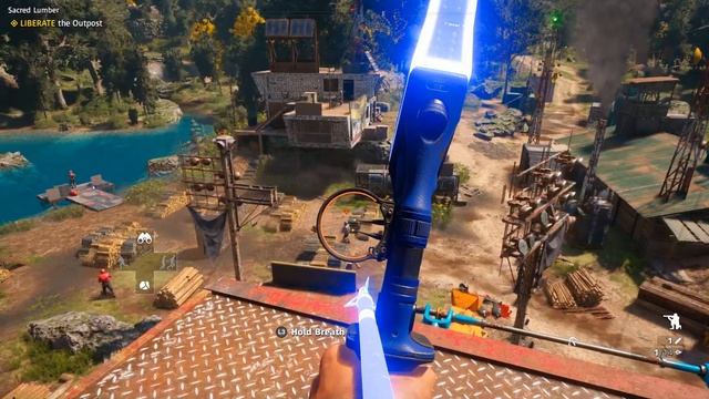 Far Cry New Dawn - BLOOD DRAGON Recurve Bow Gameplay (BEST BOW) смотреть онлайн