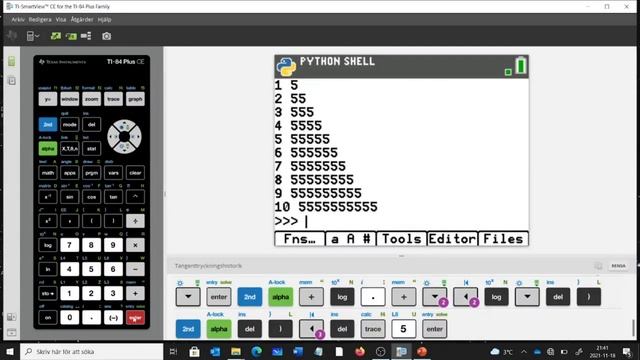 TI 84 Plus CE-T Python Edition - For loopar 4 смотреть онлайн