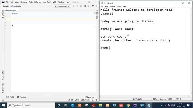 How to count word in php with string function смотреть онлайн