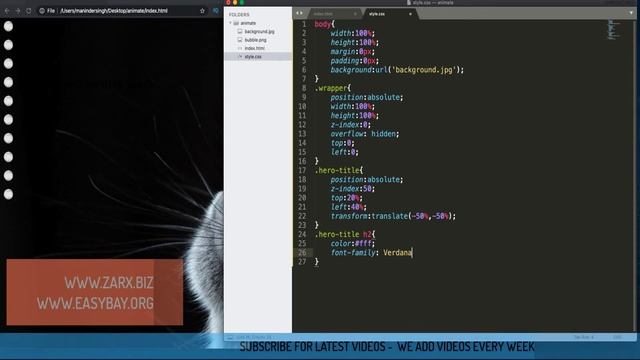 Html css animation tutorial смотреть онлайн