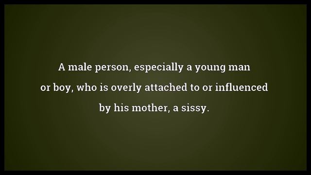 Mama's boy Meaning смотреть онлайн