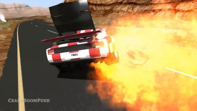 Realistic High Speed Crashes #25 - BeamNG Drive смотреть онлайн
