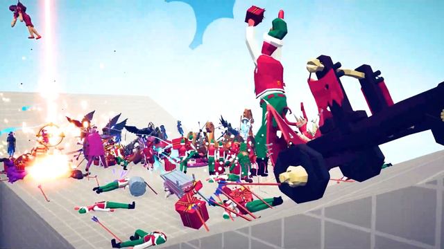 PRESENT ELF ARMY 🎁Vs⚔️ LEGENDARY RISE FACTION - Totally Accurate Battle Simulator [TABS] смотреть онлайн