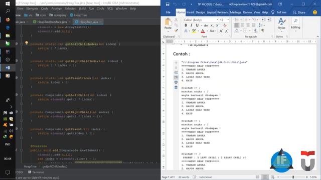 TP Implementasi Sruktur Data : Tutorial Heap Tree pada java смотреть онлайн