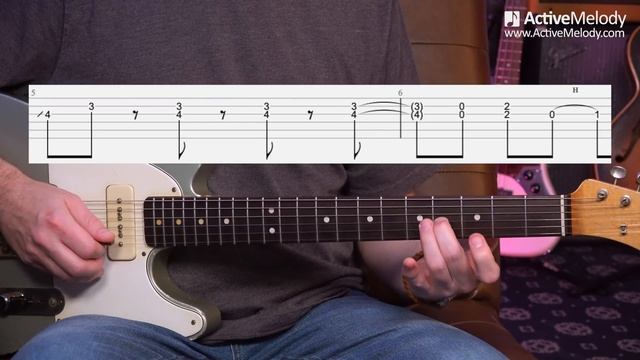 Rhythm guitar lesson - Rock blues rhythm in a trio using the Call & Response technique - EP447 смотреть онлайн