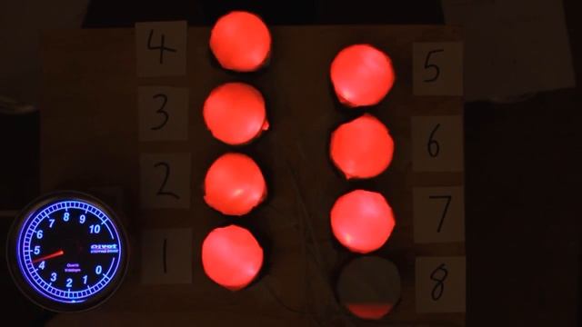 Audiovisual demonstration of Flatplane V8 (Ferrari etc) firing order смотреть онлайн