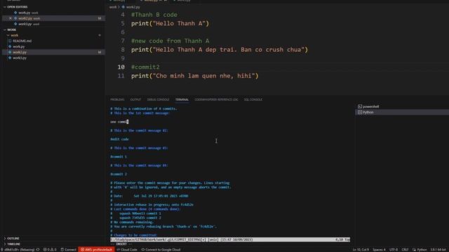 GIT #5: CÁCH GỘP CÁC COMMIT - TẠO PULL REQUEST смотреть онлайн