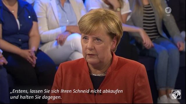 Best Of: ARD-Wahlarena Mit Kanzlerin Angela Merkel