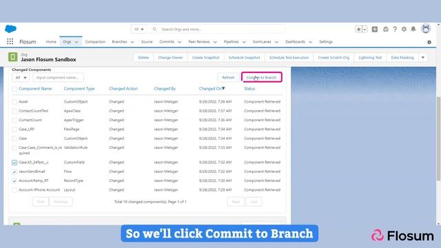Commit Changes to a Branch in Flosum смотреть онлайн