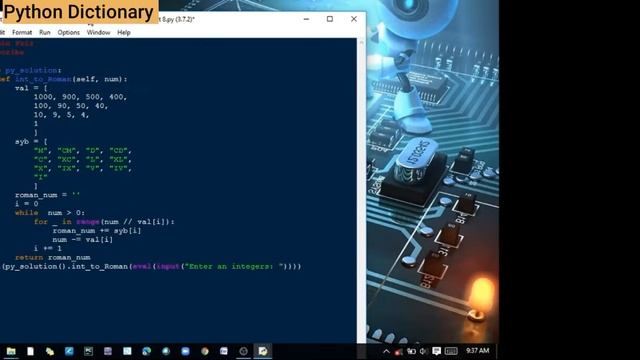Ordinary Numbers to Roman Numerals Conversions | Python Dictionary | Complete Source Code смотреть онлайн