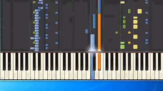 [Piano Tutorial Synthesia]Hape Kerkeling - Das Ding muss rein (mh) смотреть онлайн