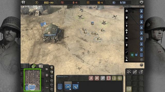 How to Play Company of Heroes on iPad – Select and Move Units смотреть онлайн
