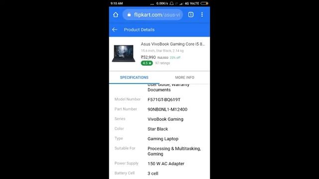 Asus Vivo book F571GT || KILLER GAMING EXPERIENCE.. смотреть онлайн