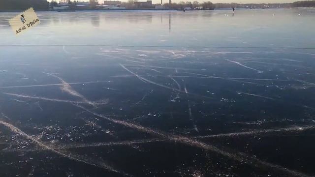 лед на озере Сенеж смотреть онлайн