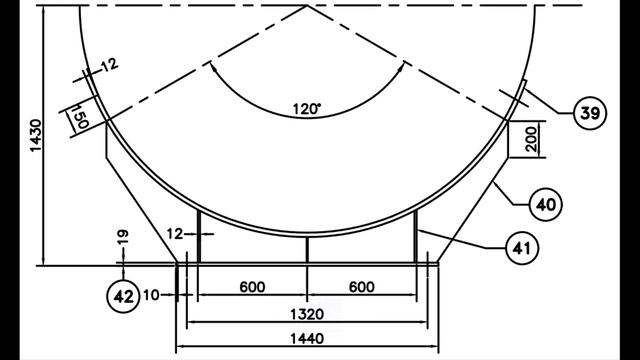 ASME Sec. viii. PRESSURE VESSEL SADDLE LAYOUT AND FIT UP TUTORIAL смотреть онлайн