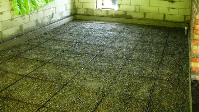 ? 2. ЧЕРНОВАЯ СТЯЖКА под водяной теплый пол! От А до Я! Полы по грунту в частном доме. Черновой пол смотреть онлайн