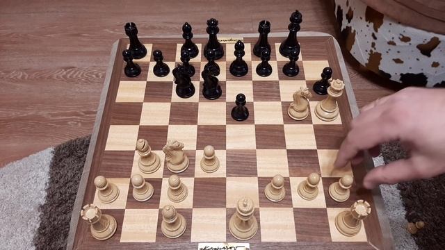 Шахматы. Ранний вывод ферзя. Мат конем. Атакующие шахматы. смотреть онлайн