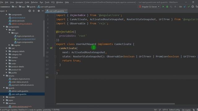 17. implementing guards in angular смотреть онлайн