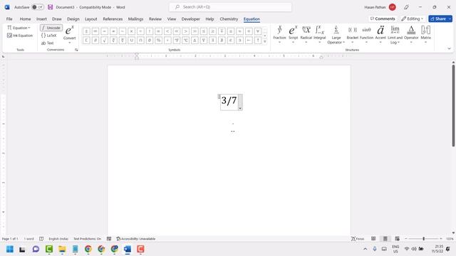 How To Type Fraction In Word Easy And Fastest Way To Create Any Fraction In Word