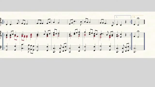 Polish National Anthem " Mazurek Dabrowskiego" Violin & Piano - Sheet Music - Key of C смотреть онлайн