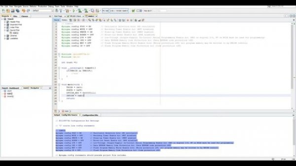 Урок №7. Настраиваем прерывания по таймеру Timer0 в микроконтроллере PIC16F873A  в MPLAB X IDE.