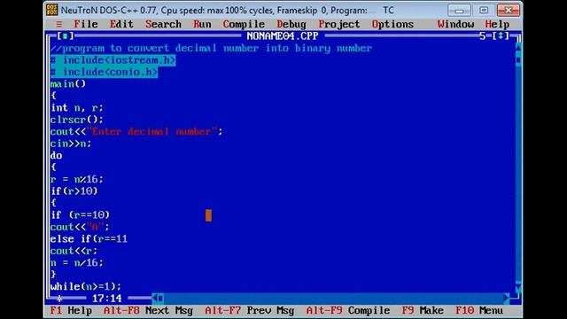 decimal to binary and decimal to hexa conversion using do while loop смотреть онлайн
