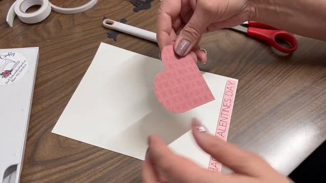 Valentines Day Card / Made this entire card with scraps #scrapbuster #cards #cardstock смотреть онлайн
