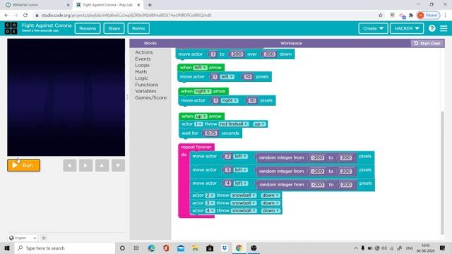 How to Create a Corona Virus Game in Code.org Play Lab смотреть онлайн