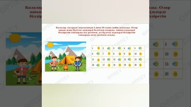 Математика 1-сабақ смотреть онлайн