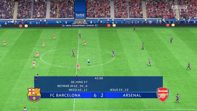 FIFA 23 - FC Barcelona vs Arsenal - Champions League Final | Messi ft Neymar vs Saka Jesus смотреть онлайн