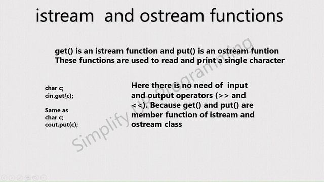 Streams in C++|Formatted /unformatted I/O operations|C++ Programming |Malayalam|for KTU students| смотреть онлайн