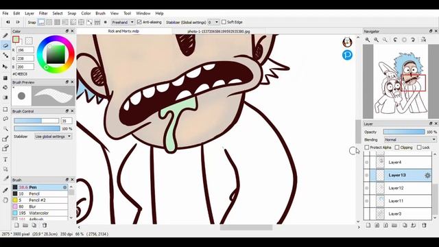 Look at It! - Rick and Morty Speedpaint смотреть онлайн