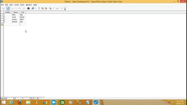how to sort data in table in open office base, edit/modify/delete data from table in open office . смотреть онлайн